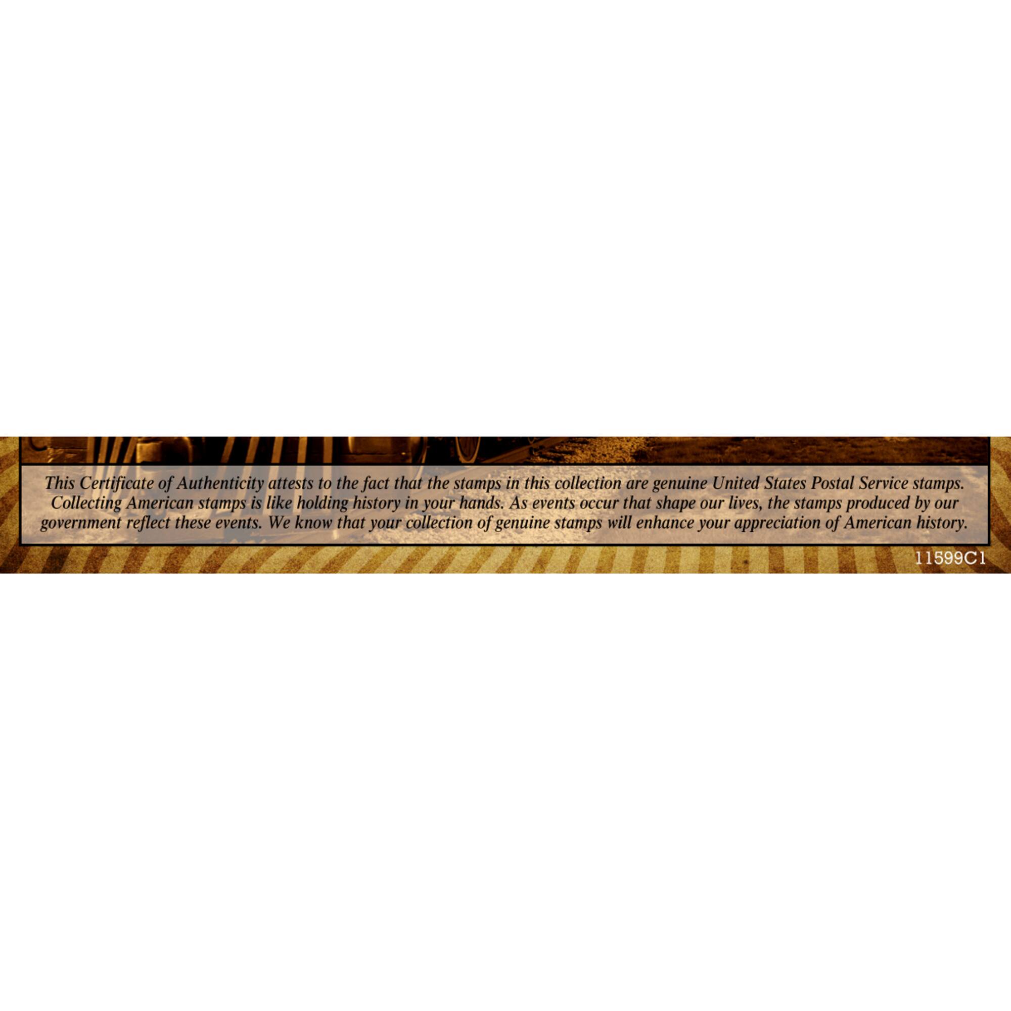 Commemorative Railroad U.S. Stamp Collection